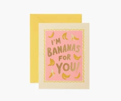 Bananas For You Love & Friendship Card