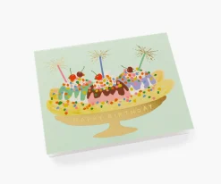 Banana Split Birthday Card