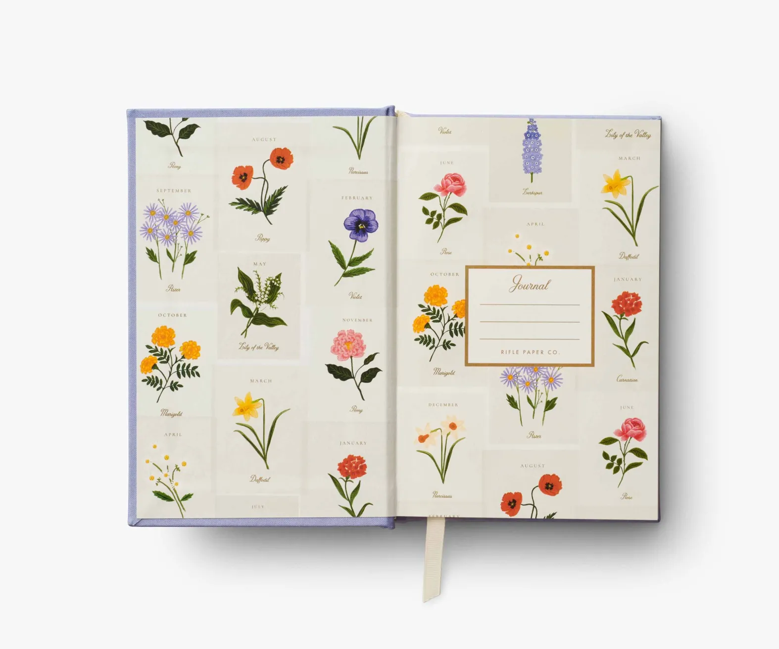 Birth Month Mini Embroidered Journal
