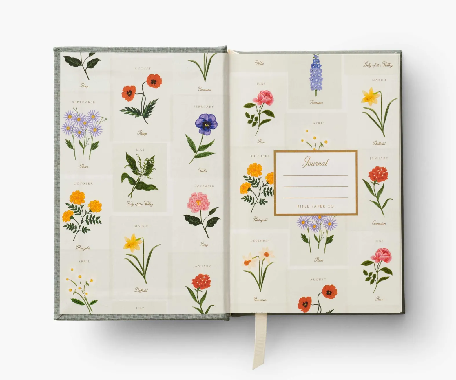 Birth Month Mini Embroidered Journal