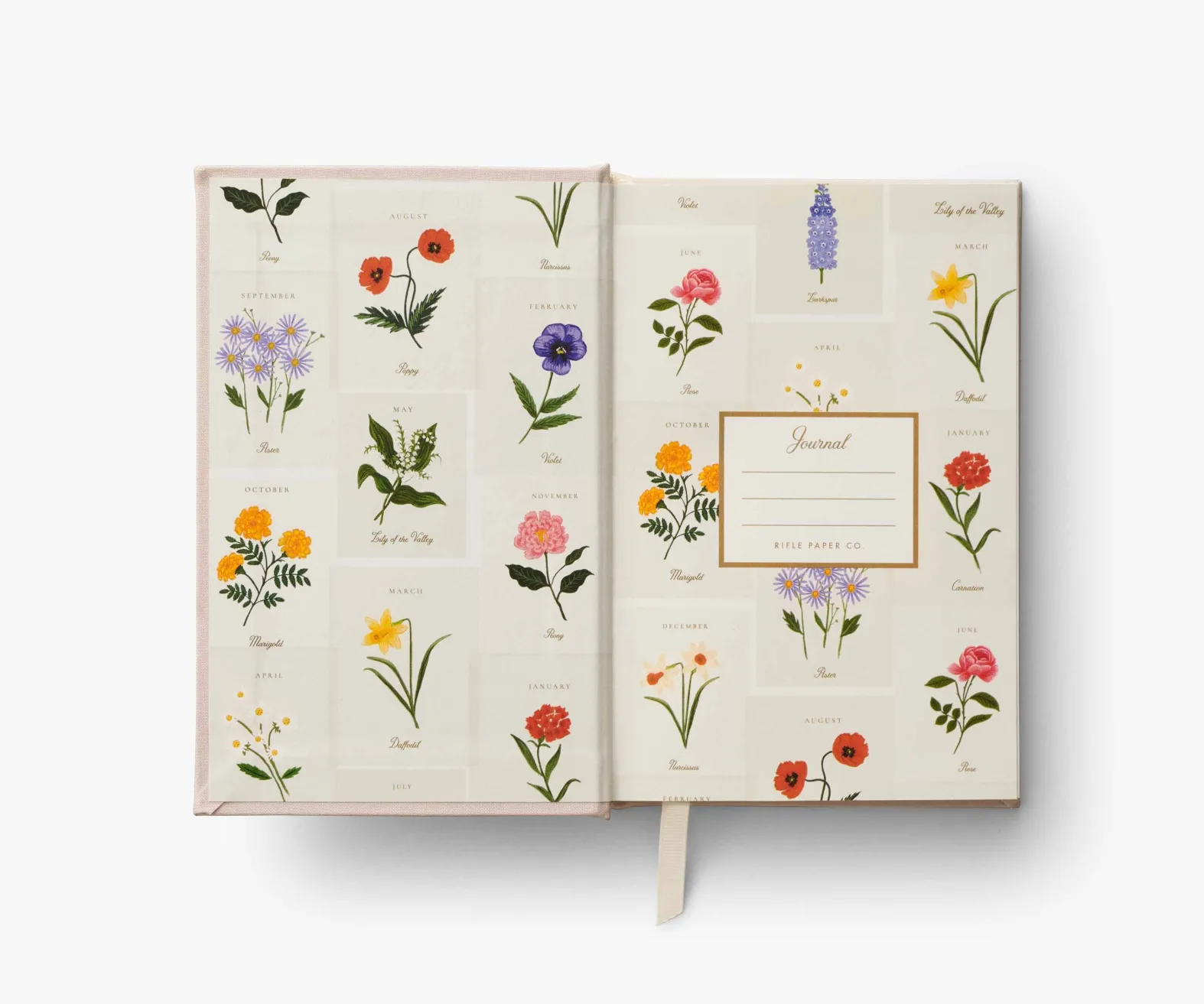 Birth Month Mini Embroidered Journal