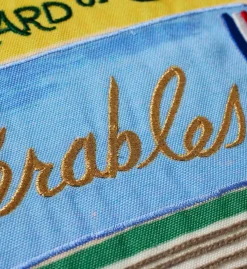 Book Club Embroidered Pillow