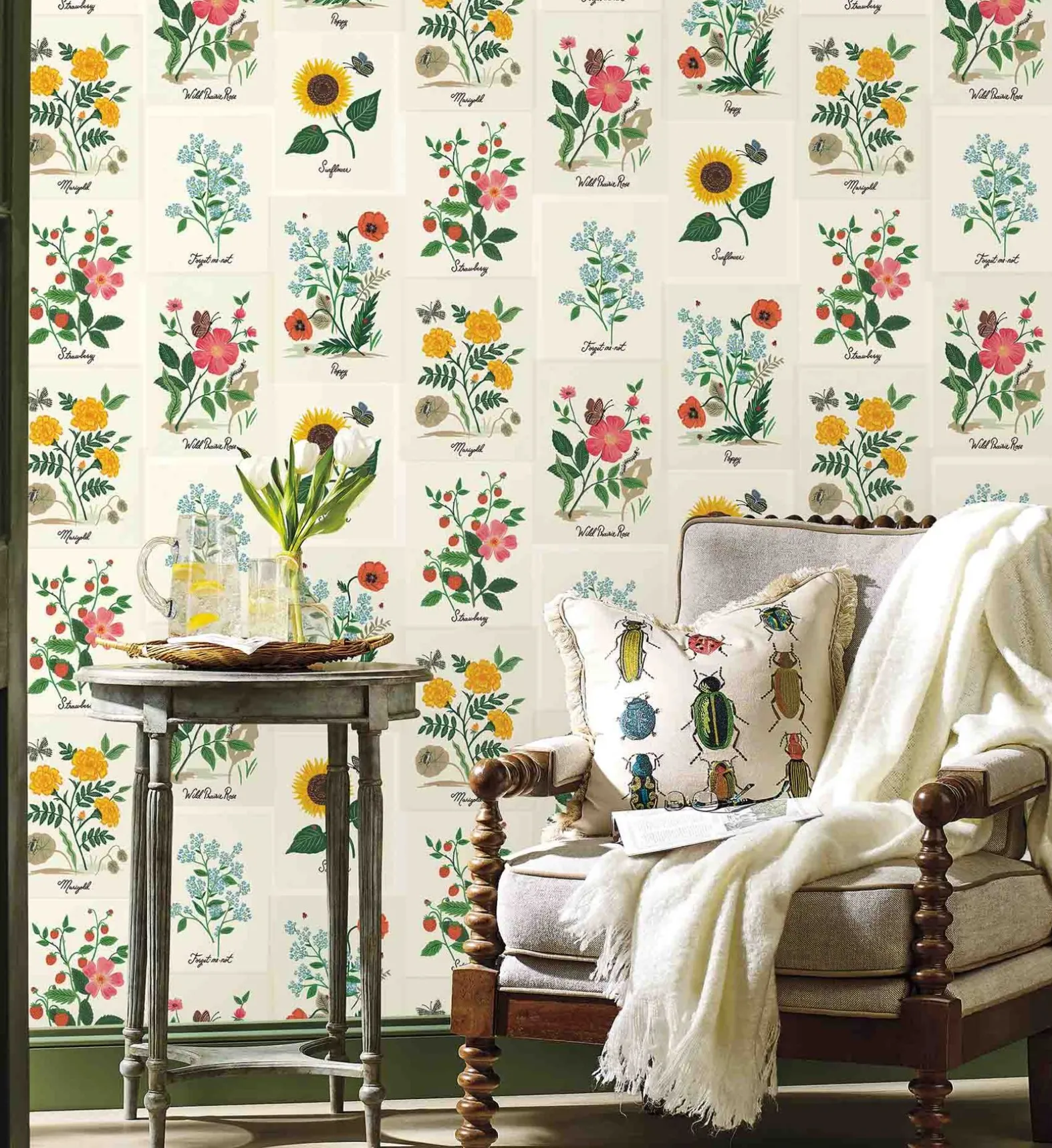Botanical Prints Wallpaper