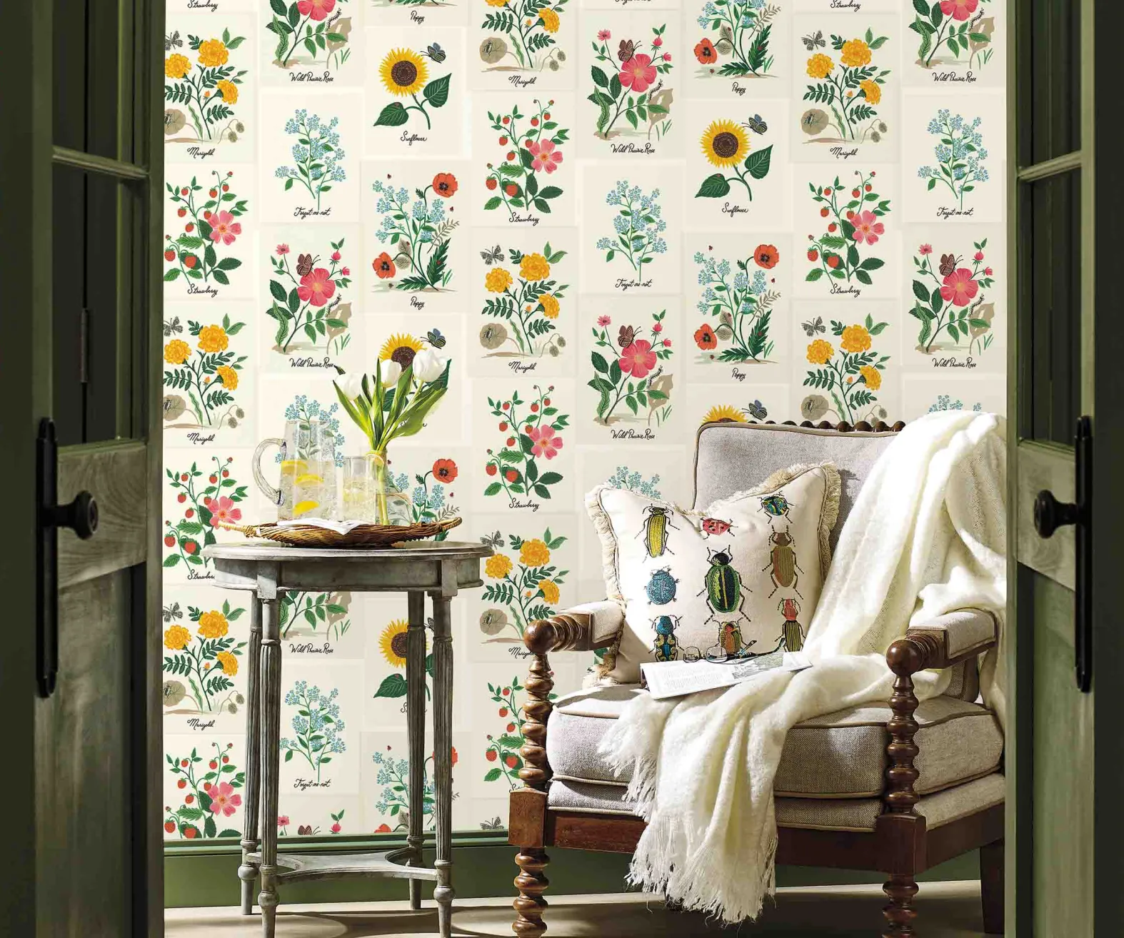 Botanical Prints Wallpaper