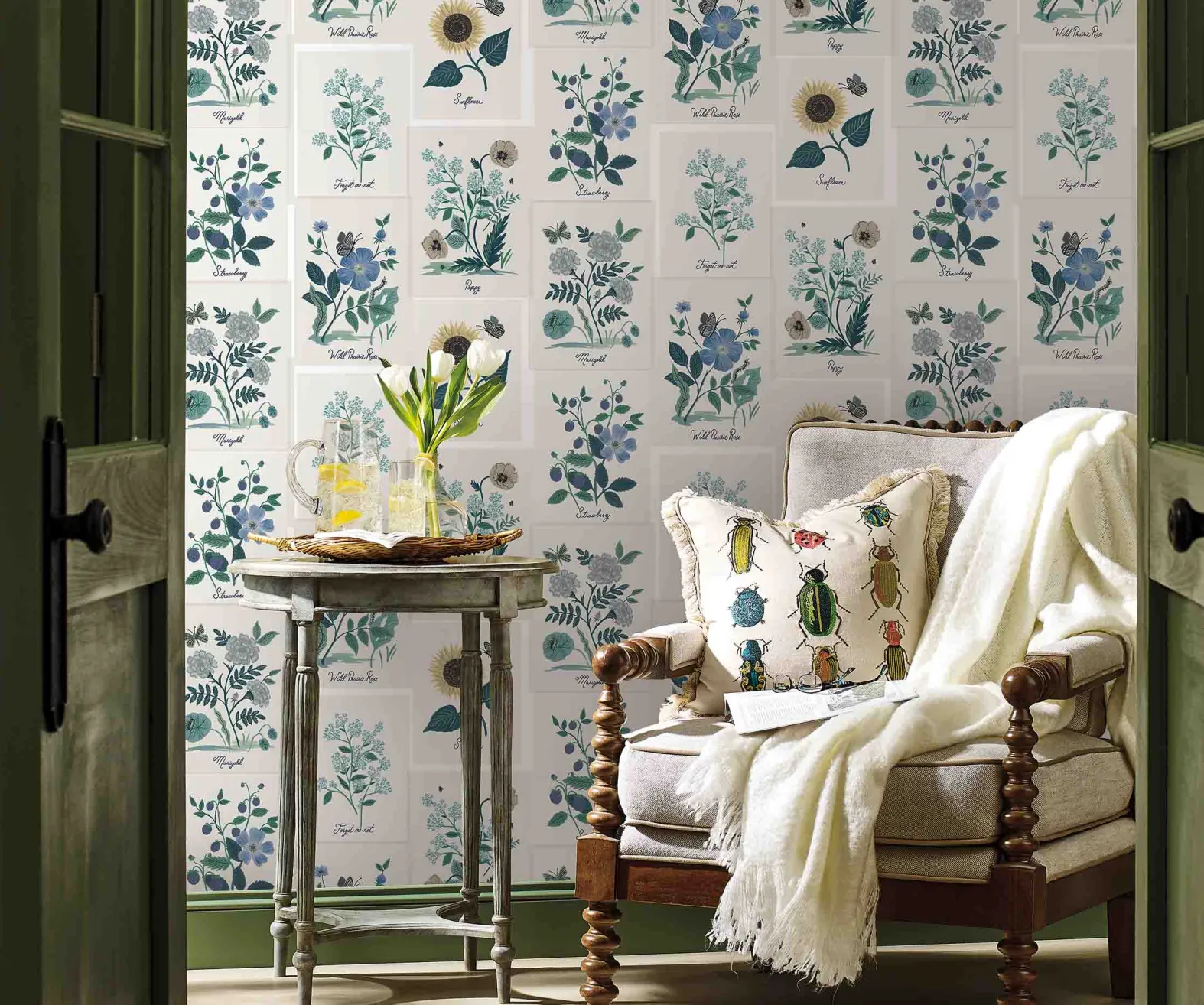 Botanical Prints Wallpaper