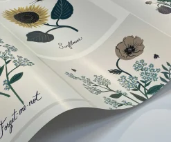 Botanical Prints Wallpaper Sample