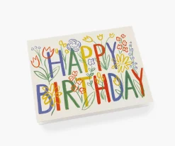 Brushstroke Birthday Card