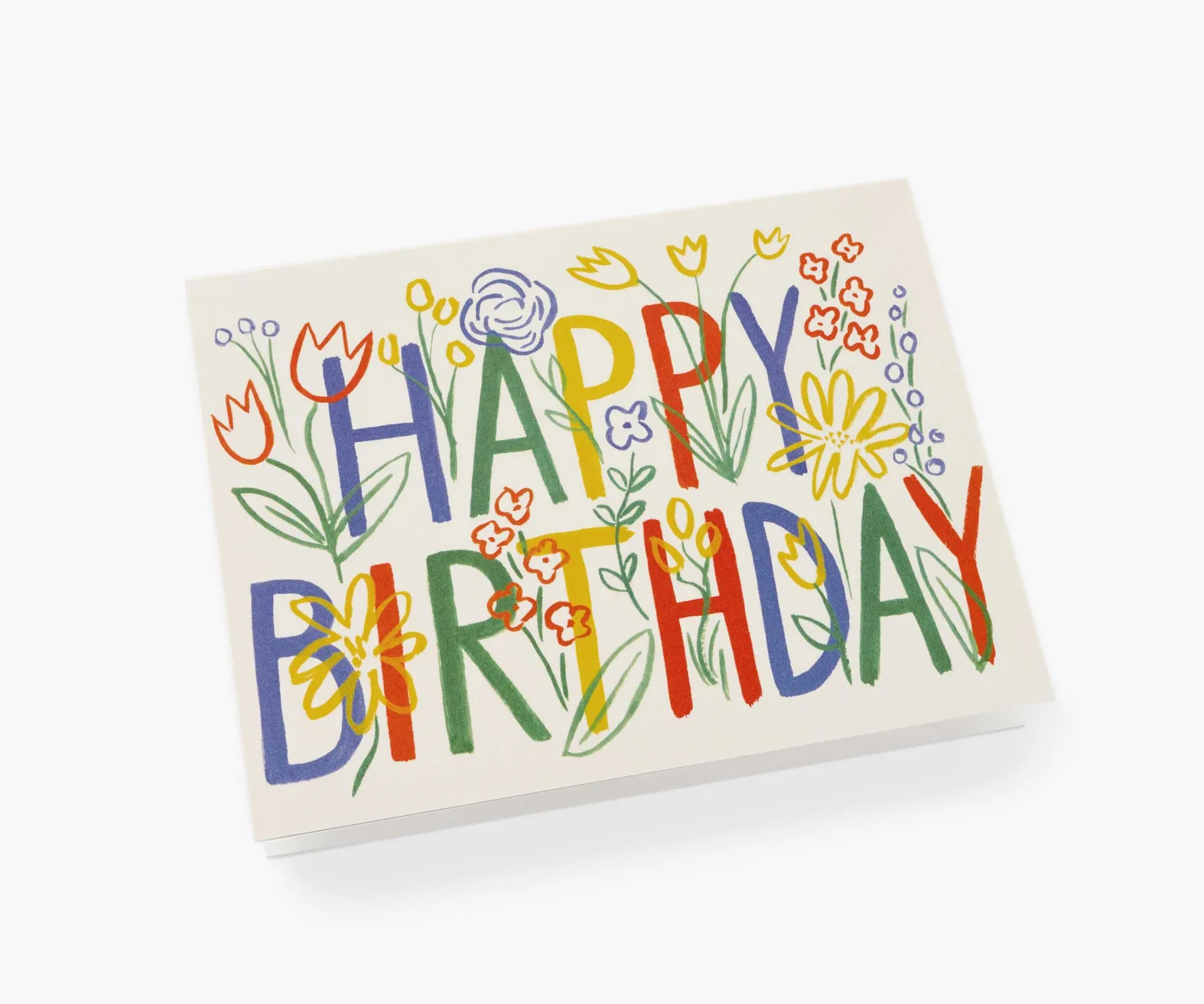 Brushstroke Birthday Card