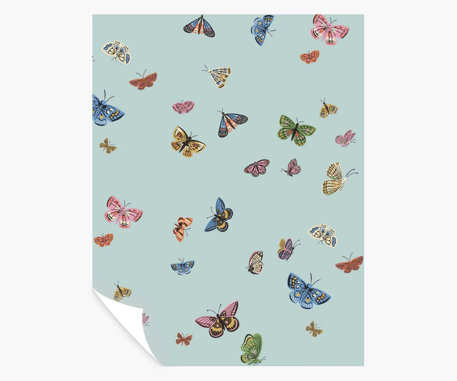 Butterfly House Peel & Stick Wallpaper Sample