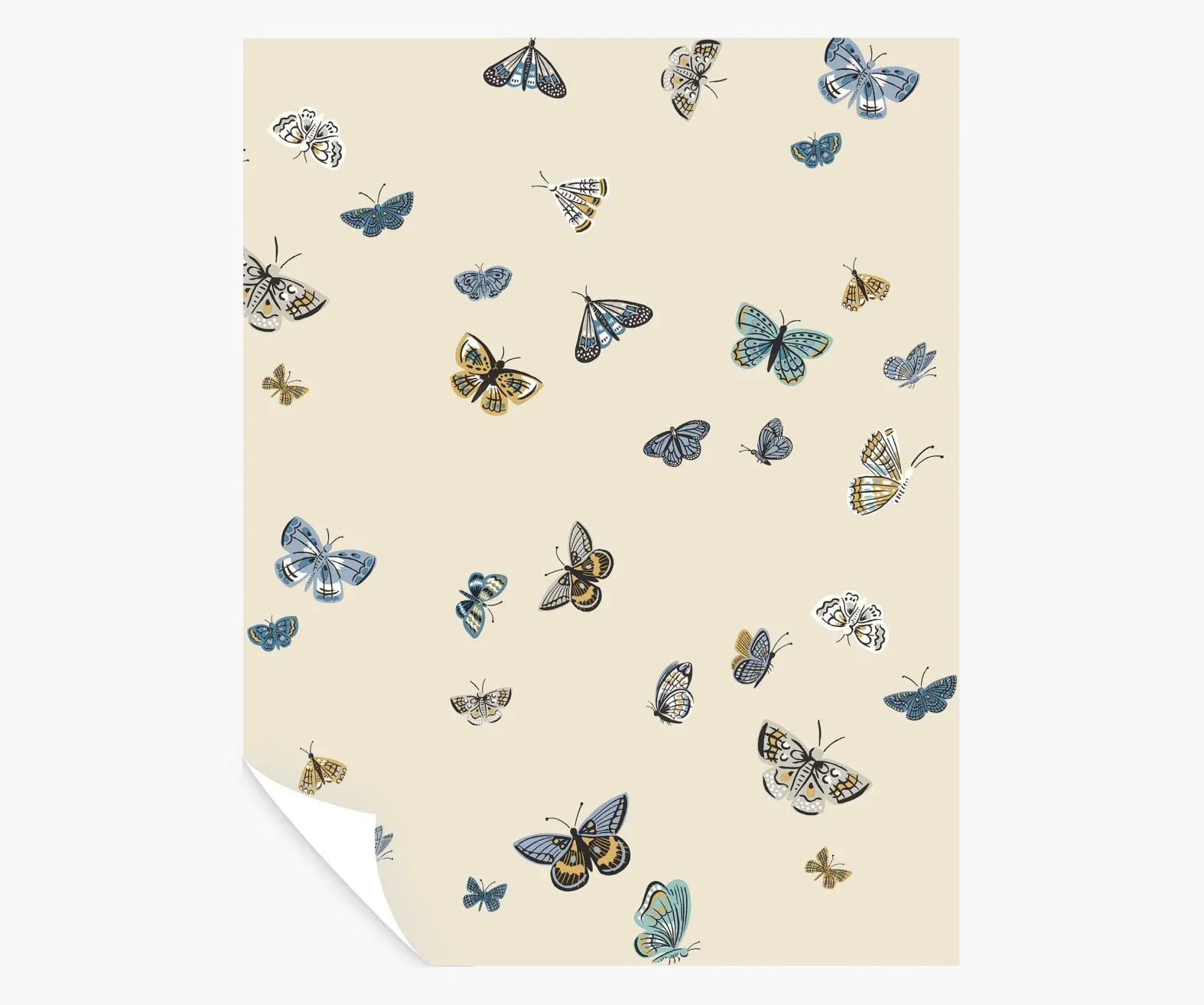 Butterfly House Peel & Stick Wallpaper Sample