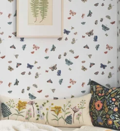 Butterfly House Peel & Stick Wallpaper