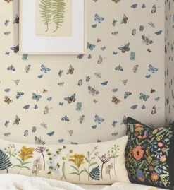 Butterfly House Peel & Stick Wallpaper