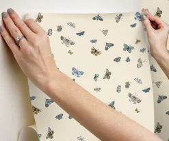 Butterfly House Peel & Stick Wallpaper