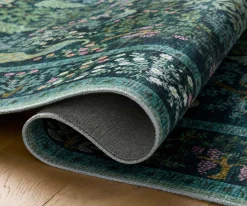 Canopy Peacock Forest Printed Rug