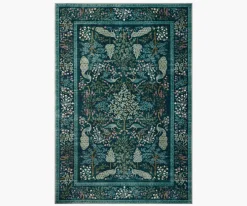 Canopy Peacock Forest Printed Rug