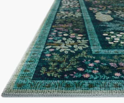 Canopy Peacock Forest Printed Rug