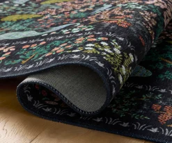 Canopy Peacock Forest Printed Rug