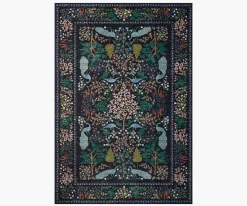Canopy Peacock Forest Printed Rug