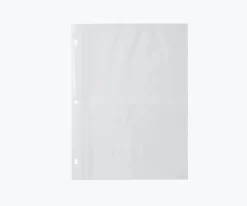 Clear Recipe Sleeve Refills