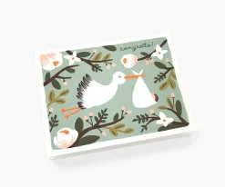 Congrats Stork Baby Card