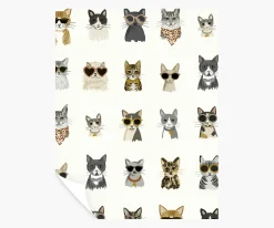 Cool Cats Peel & Stick Wallpaper Sample