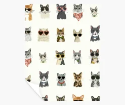 Cool Cats Peel & Stick Wallpaper Sample