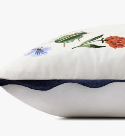 Curio Vignette Embroidered Pillow