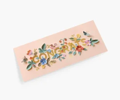 Cut Paper Money Holder Congrats Card
