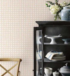 Daisy Gingham Peel & Stick Wallpaper Sample
