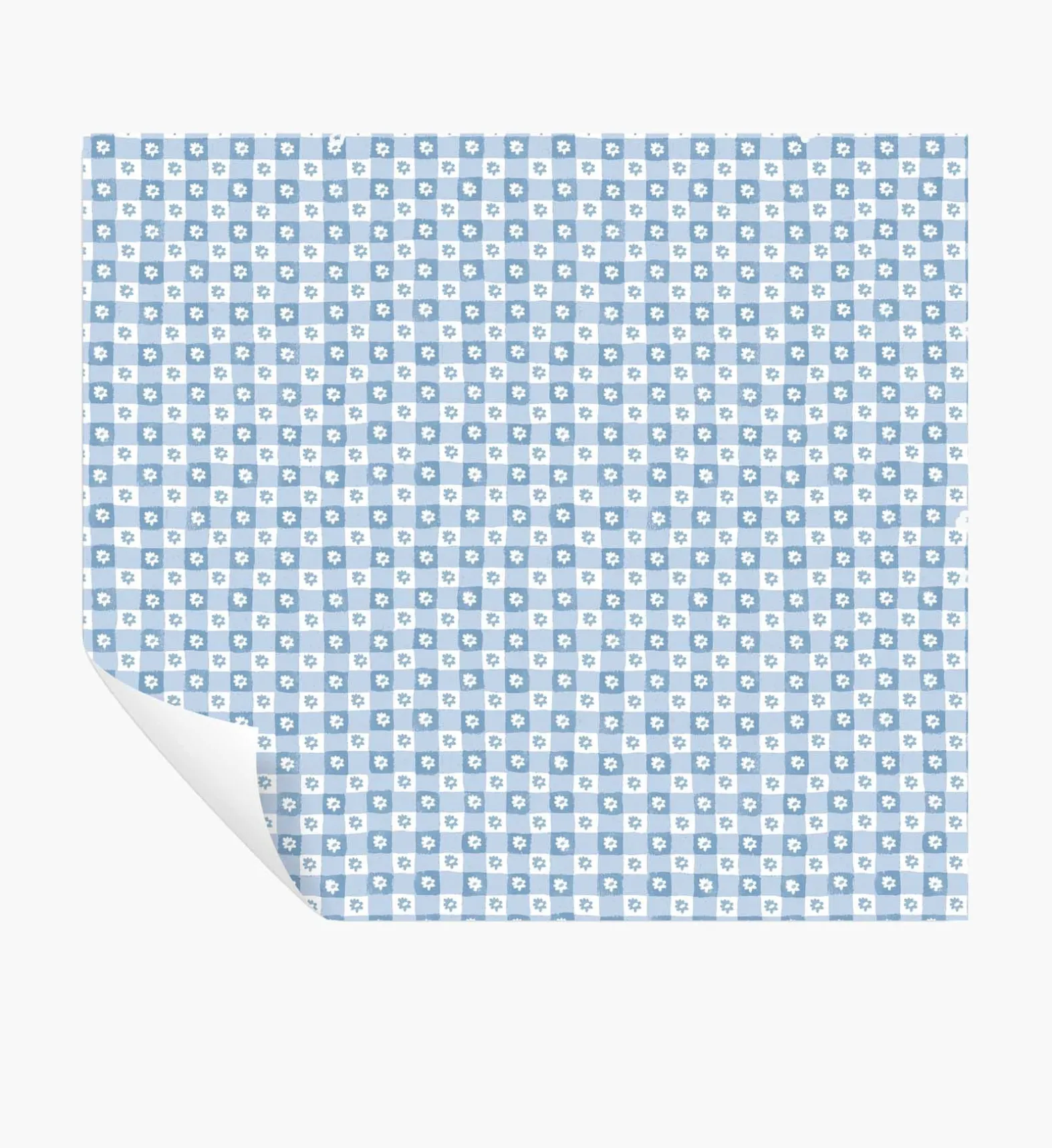 Daisy Gingham Peel & Stick Wallpaper