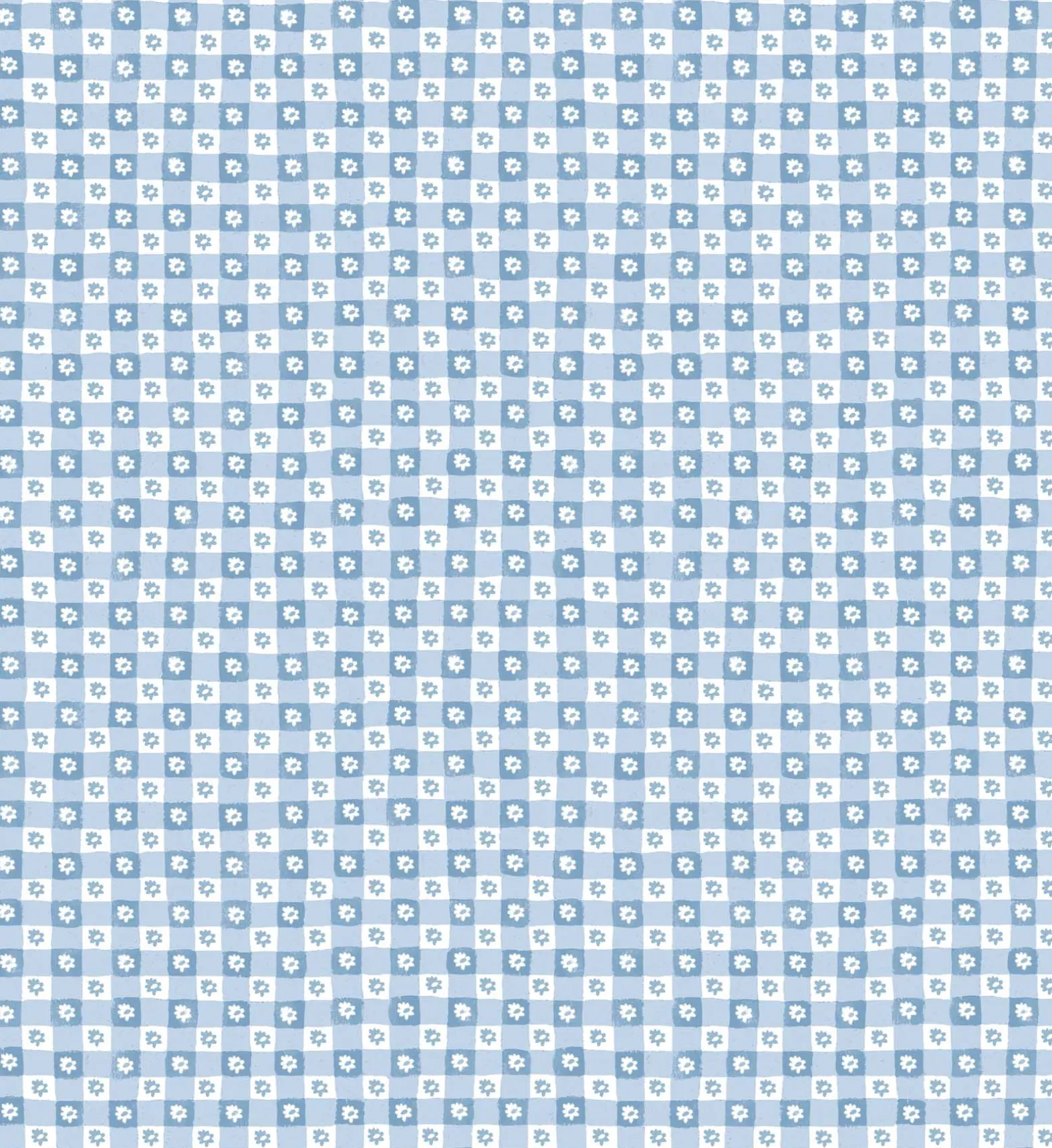 Daisy Gingham Peel & Stick Wallpaper