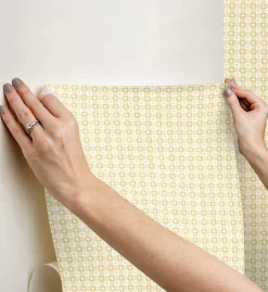 Daisy Gingham Peel & Stick Wallpaper