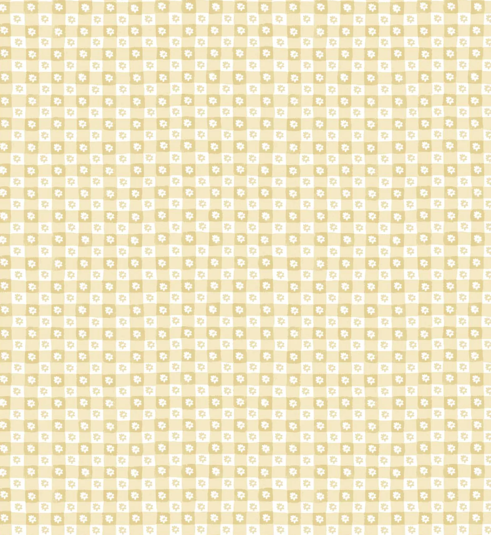 Daisy Gingham Peel & Stick Wallpaper
