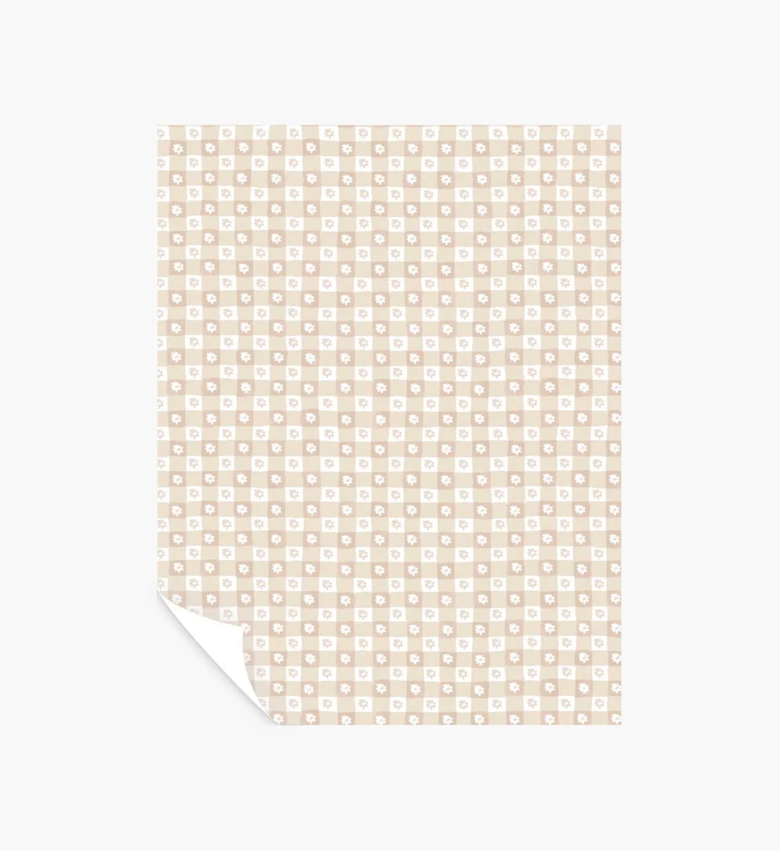 Daisy Gingham Peel & Stick Wallpaper