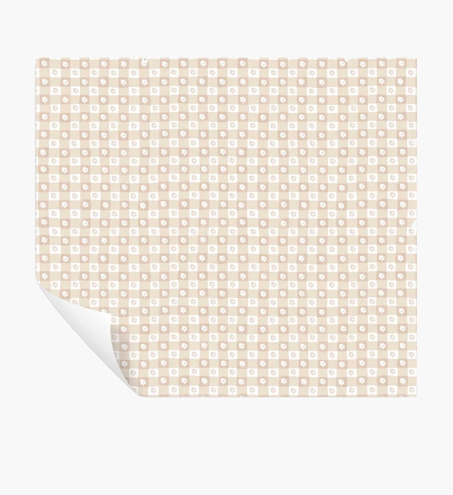 Daisy Gingham Peel & Stick Wallpaper