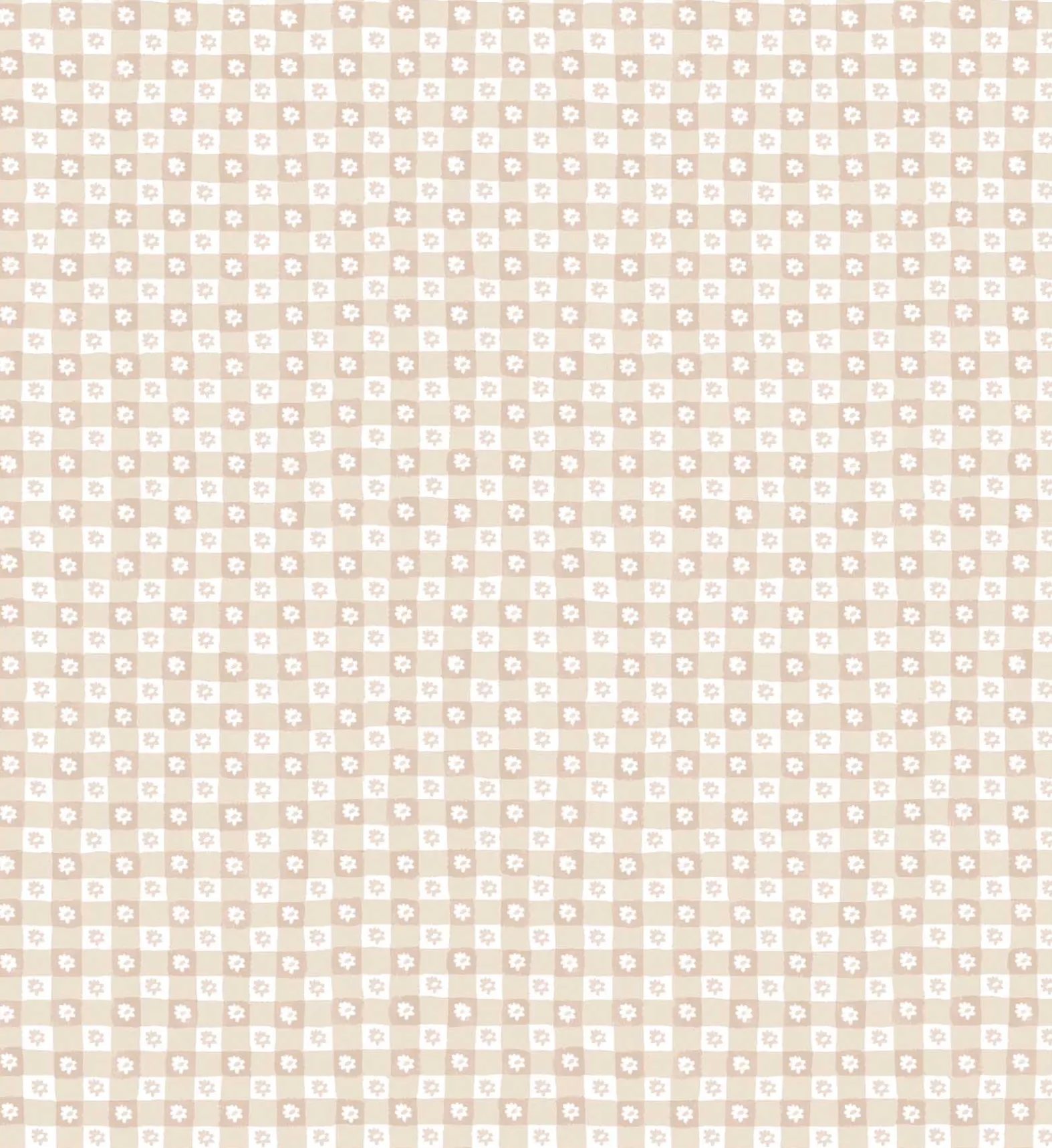 Daisy Gingham Peel & Stick Wallpaper