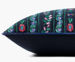 Delphine Embroidered Pillow