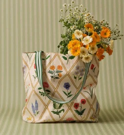 East West Canvas Tote Bag