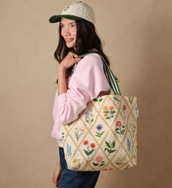 East West Canvas Tote Bag