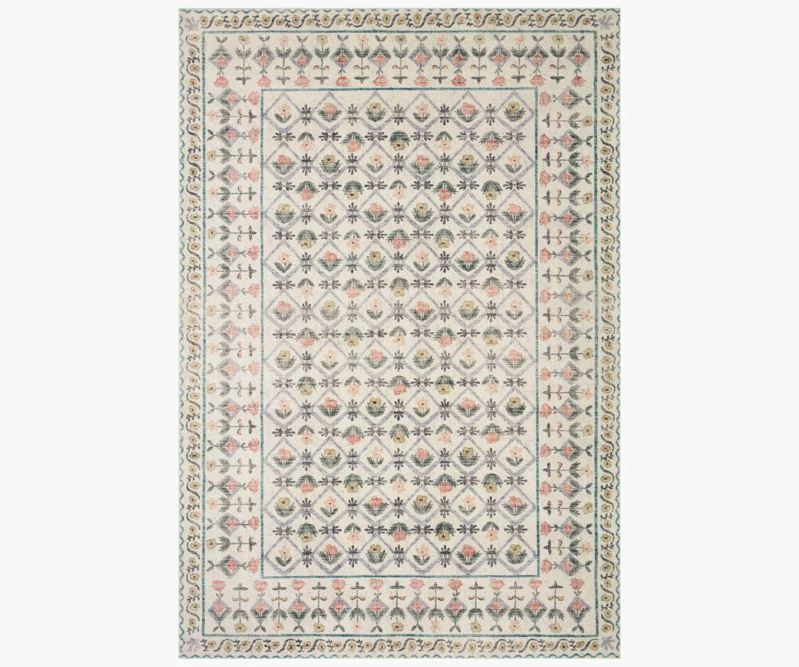 Eden Lattice Power Loomed Rug