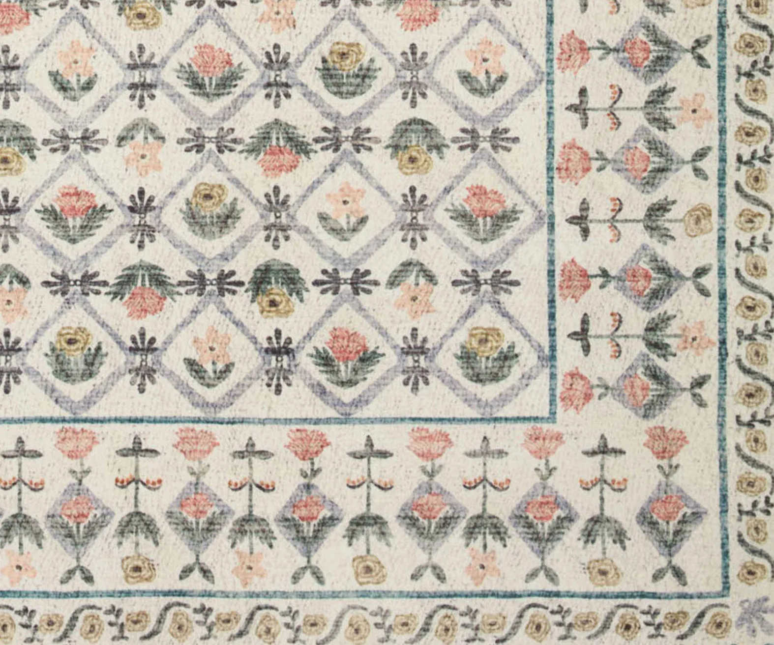 Eden Lattice Power Loomed Rug
