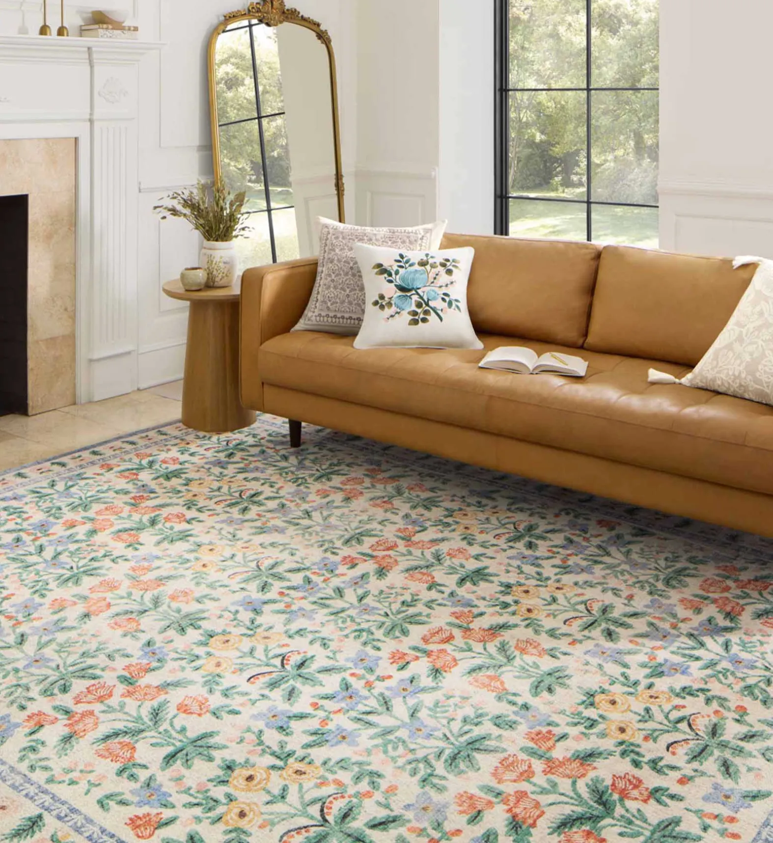 Eden Mughal Garden Power Loomed Rug