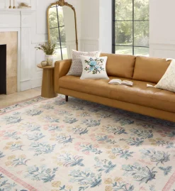 Eden Mughal Rose Power Loomed Rug