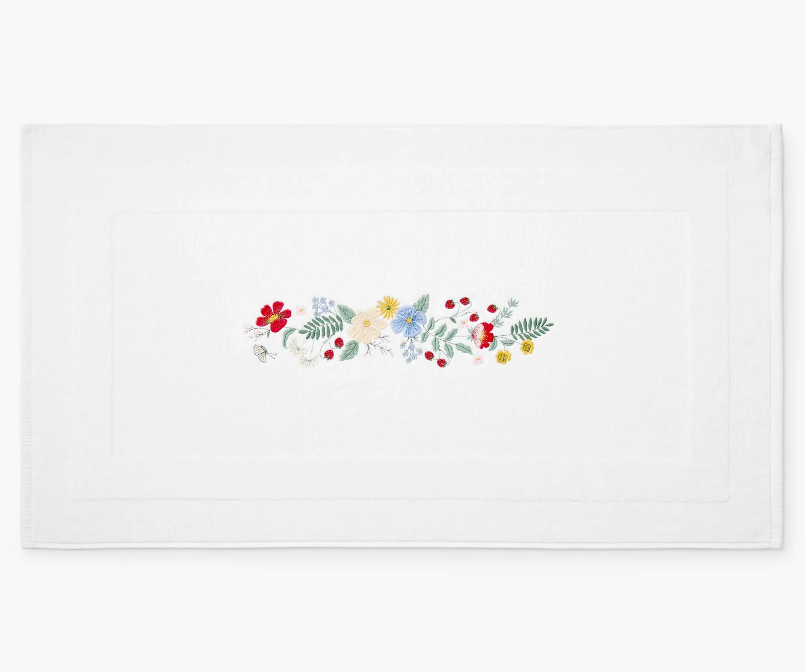Embroidered Bath Mat