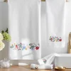 Embroidered Bath Towel