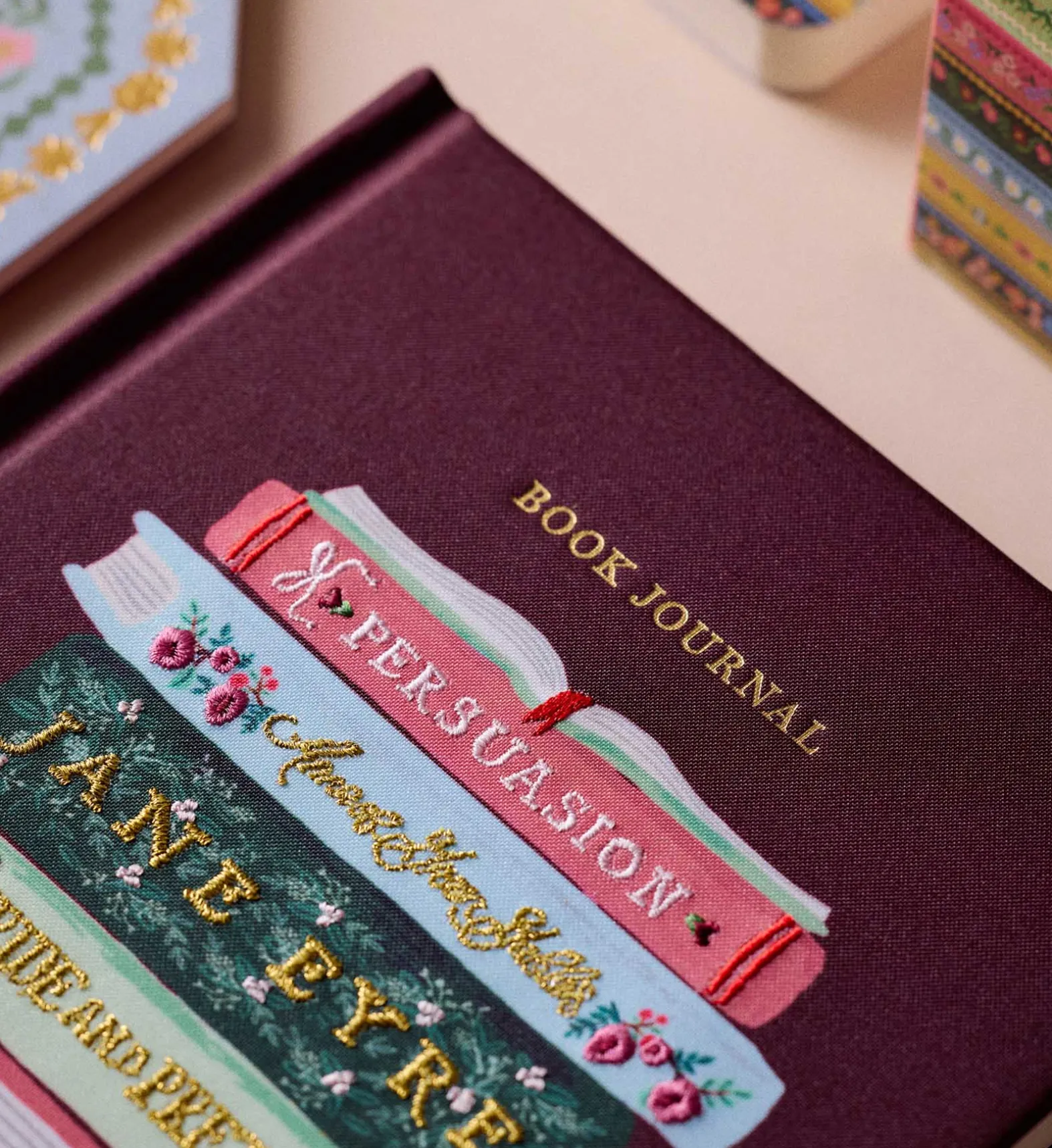 Embroidered Book Journal