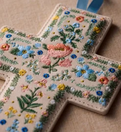 Embroidered Cross