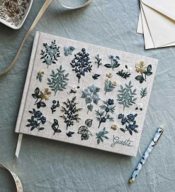 Embroidered Guest Book