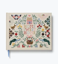 Embroidered Guest Book