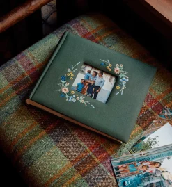 Embroidered Heirloom Photo Album